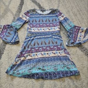 Girl's Bell-Sleeve Dress